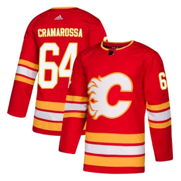 Authentic Adidas Youth Joseph Cramarossa Calgary Flames Alternate Jersey - Red