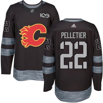 Authentic Youth Jakob Pelletier Calgary Flames 1917-2017 100th Anniversary Jersey - Black