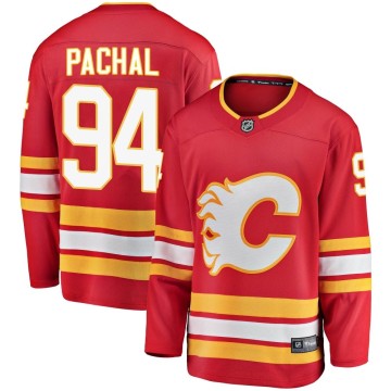 Breakaway Fanatics Branded Men's Brayden Pachal Calgary Flames Alternate Jersey - Red
