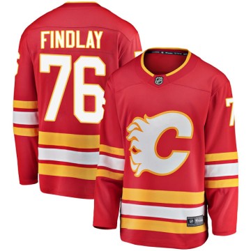 Breakaway Fanatics Branded Men's Brett Findlay Calgary Flames Alternate Jersey - Red