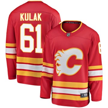 Breakaway Fanatics Branded Men's Brett Kulak Calgary Flames Alternate Jersey - Red