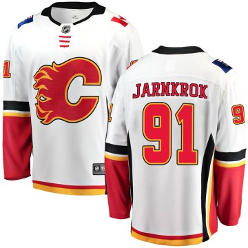 Breakaway Fanatics Branded Men's Calle Jarnkrok Calgary Flames Away Jersey - White