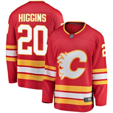 Breakaway Fanatics Branded Men's Chris Higgins Calgary Flames Alternate Jersey - Red