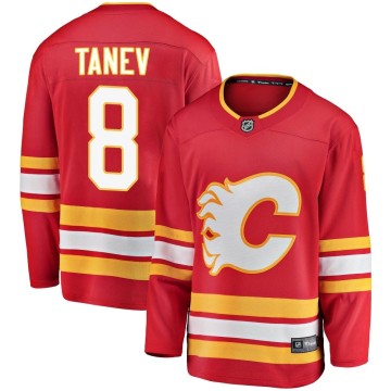 Breakaway Fanatics Branded Men's Christopher Tanev Calgary Flames Alternate Jersey - Red