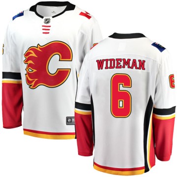 Breakaway Fanatics Branded Men's Dennis Wideman Calgary Flames Away Jersey - White