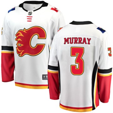 Breakaway Fanatics Branded Men's Douglas Murray Calgary Flames Away Jersey - White