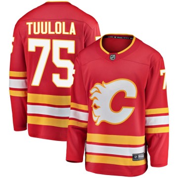 Breakaway Fanatics Branded Men's Eetu Tuulola Calgary Flames Alternate Jersey - Red