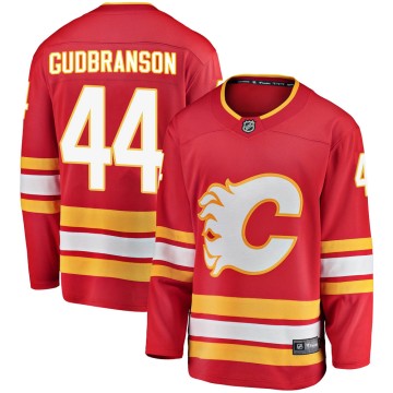 Breakaway Fanatics Branded Men's Erik Gudbranson Calgary Flames Alternate Jersey - Red