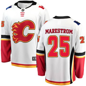 Breakaway Fanatics Branded Men's Jacob Markstrom Calgary Flames Away Jersey - White