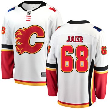 Breakaway Fanatics Branded Men's Jaromir Jagr Calgary Flames Away Jersey - White