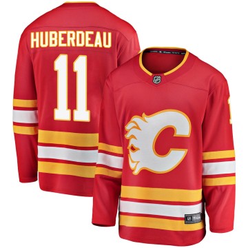 Breakaway Fanatics Branded Men's Jonathan Huberdeau Calgary Flames Alternate Jersey - Red