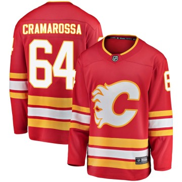Breakaway Fanatics Branded Men's Joseph Cramarossa Calgary Flames Alternate Jersey - Red