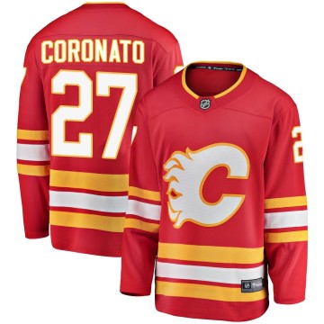 Breakaway Fanatics Branded Men's Matt Coronato Calgary Flames Alternate Jersey - Red