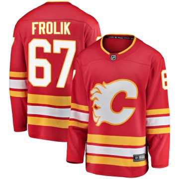 Breakaway Fanatics Branded Men's Michael Frolik Calgary Flames Alternate Jersey - Red