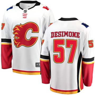 Breakaway Fanatics Branded Men's Nick DeSimone Calgary Flames Away Jersey - White