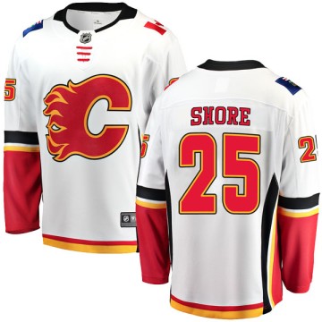 Breakaway Fanatics Branded Men's Nick Shore Calgary Flames Away Jersey - White