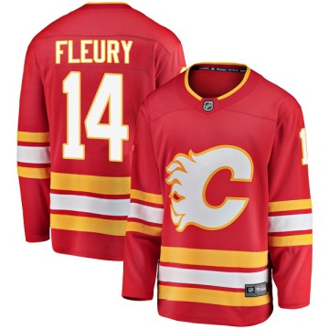 Breakaway Fanatics Branded Men's Theoren Fleury Calgary Flames Alternate Jersey - Red