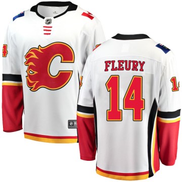 Breakaway Fanatics Branded Men's Theoren Fleury Calgary Flames Away Jersey - White