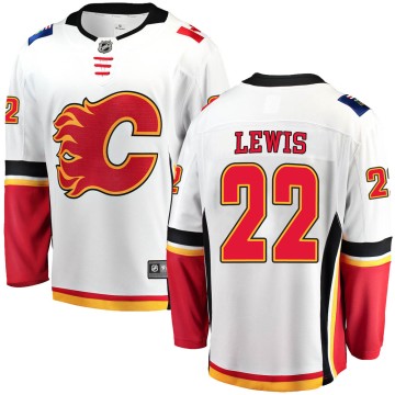 Breakaway Fanatics Branded Men's Trevor Lewis Calgary Flames Away Jersey - White