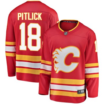 Breakaway Fanatics Branded Men's Tyler Pitlick Calgary Flames Alternate Jersey - Red