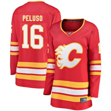 Breakaway Fanatics Branded Women's Anthony Peluso Calgary Flames Alternate Jersey - Red