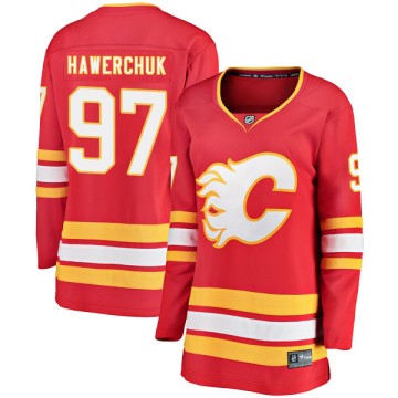 Breakaway Fanatics Branded Women's Ben Hawerchuk Calgary Flames Alternate Jersey - Red