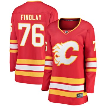 Breakaway Fanatics Branded Women's Brett Findlay Calgary Flames Alternate Jersey - Red
