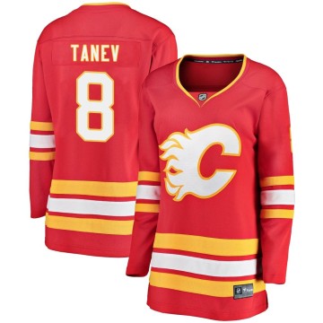 Breakaway Fanatics Branded Women's Chris Tanev Calgary Flames Alternate Jersey - Red