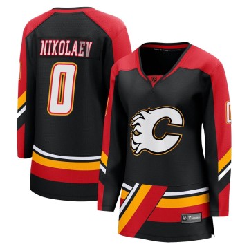Breakaway Fanatics Branded Women's Ilya Nikolaev Calgary Flames Special Edition 2.0 Jersey - Black