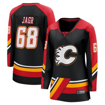 Breakaway Fanatics Branded Women's Jaromir Jagr Calgary Flames Special Edition 2.0 Jersey - Black