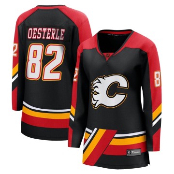 Breakaway Fanatics Branded Women's Jordan Oesterle Calgary Flames Special Edition 2.0 Jersey - Black