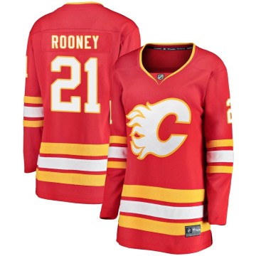 Breakaway Fanatics Branded Women's Kevin Rooney Calgary Flames Alternate Jersey - Red