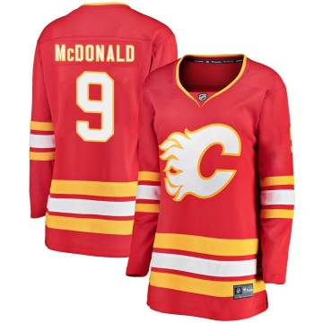 Breakaway Fanatics Branded Women's Lanny McDonald Calgary Flames Alternate Jersey - Red