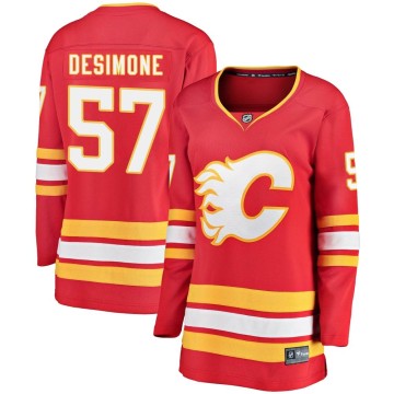 Breakaway Fanatics Branded Women's Nick DeSimone Calgary Flames Alternate Jersey - Red