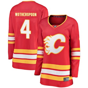 Breakaway Fanatics Branded Women's Tyler Wotherspoon Calgary Flames Alternate Jersey - Red