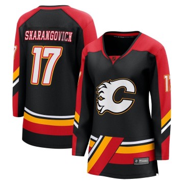 Breakaway Fanatics Branded Women's Yegor Sharangovich Calgary Flames Special Edition 2.0 Jersey - Black