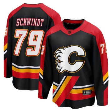Breakaway Fanatics Branded Youth Cole Schwindt Calgary Flames Special Edition 2.0 Jersey - Black