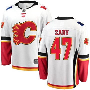 Breakaway Fanatics Branded Youth Connor Zary Calgary Flames Away Jersey - White