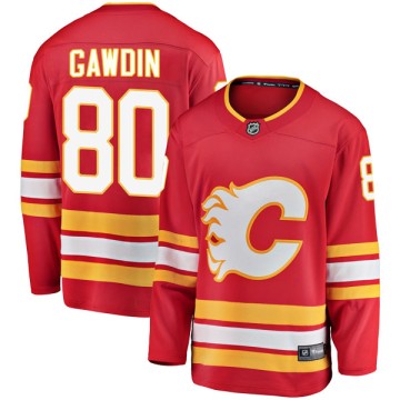 Breakaway Fanatics Branded Youth Glenn Gawdin Calgary Flames Alternate Jersey - Red
