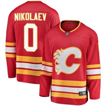 Breakaway Fanatics Branded Youth Ilya Nikolaev Calgary Flames Alternate Jersey - Red