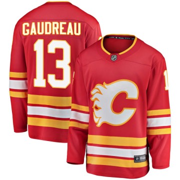 Breakaway Fanatics Branded Youth Johnny Gaudreau Calgary Flames Alternate Jersey - Red