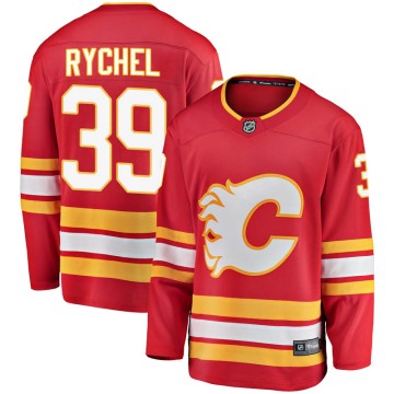 Breakaway Fanatics Branded Youth Kerby Rychel Calgary Flames Alternate Jersey - Red