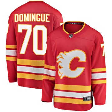 Breakaway Fanatics Branded Youth Louis Domingue Calgary Flames Alternate Jersey - Red