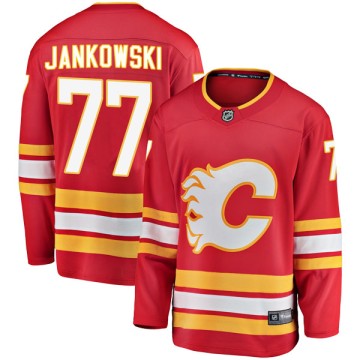Breakaway Fanatics Branded Youth Mark Jankowski Calgary Flames Alternate Jersey - Red