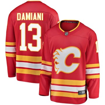 Breakaway Fanatics Branded Youth Riley Damiani Calgary Flames Alternate Jersey - Red
