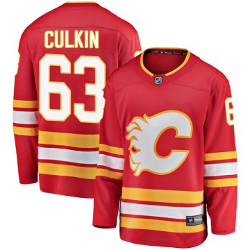 Breakaway Fanatics Branded Youth Ryan Culkin Calgary Flames Alternate Jersey - Red
