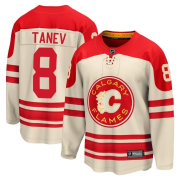 Premier Fanatics Branded Men's Chris Tanev Calgary Flames Breakaway 2023 Heritage Classic Jersey - Cream
