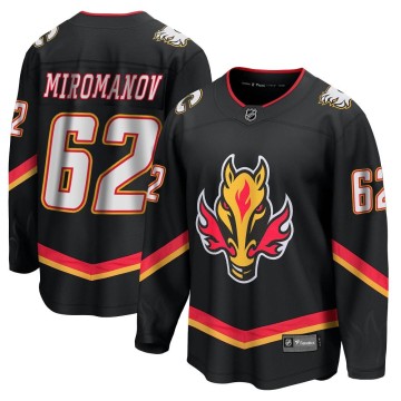 Premier Fanatics Branded Men's Daniil Miromanov Calgary Flames Breakaway 2022/23 Alternate Jersey - Black