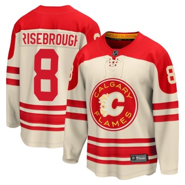 Premier Fanatics Branded Men's Doug Risebrough Calgary Flames Breakaway 2023 Heritage Classic Jersey - Cream