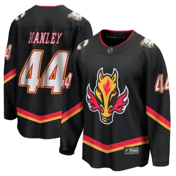Premier Fanatics Branded Men's Joel Hanley Calgary Flames Breakaway 2022/23 Alternate Jersey - Black